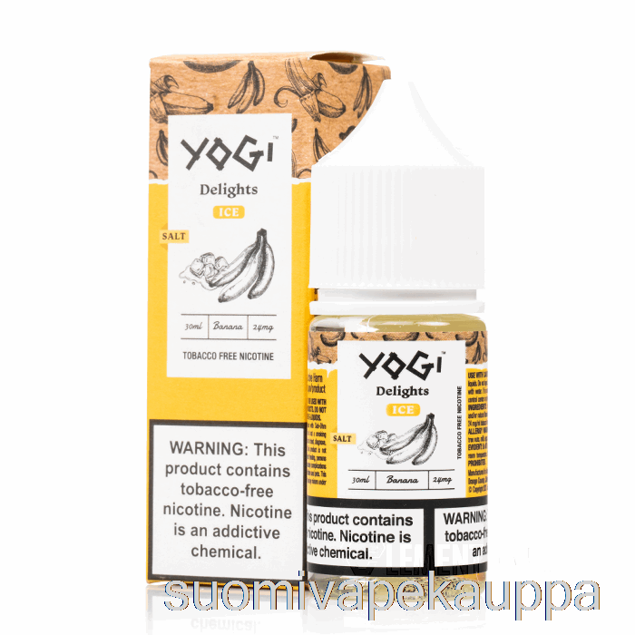 Vape Nesteet Banaanijääsuolat - Joogaherkkuja - 30ml 50mg